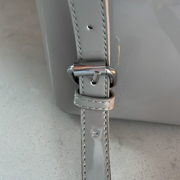 Vinyl Backpack Purse - easy to clean - wipe off with wet rag-9” W x 11” H x 3” D - Picture 7 of 13